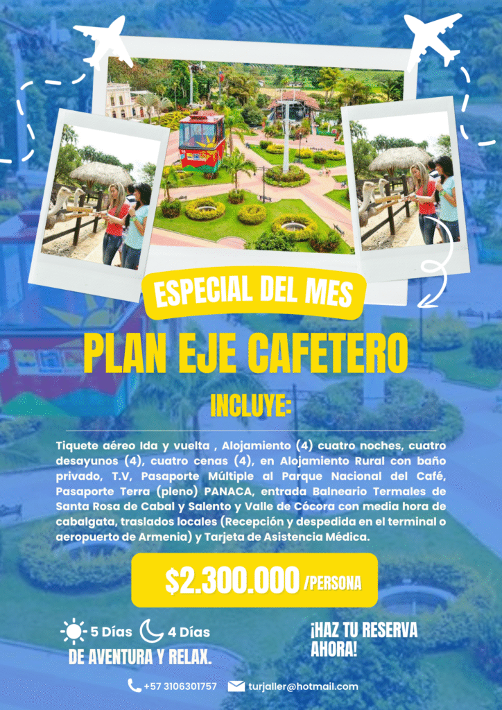 Flyer Turismo y viajes jaller raad s.a.s